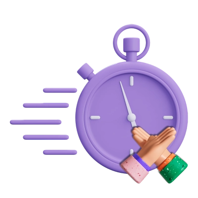 Off Peak Hours - Cronometer - 3D Crossed Hands