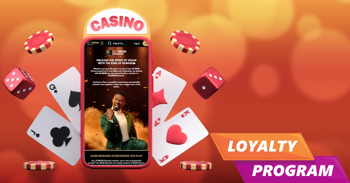 BetMGM Rewards Screenshot - Online Casino Loyalty Program - Mobile Phone - Casino Games