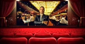 Robert De Niro in Casino Screenshot Elegant Movie Theater Background