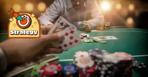 man at poker table gambling