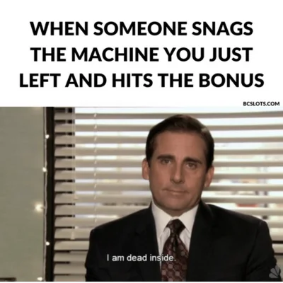 michael scott from the office slot machine meme