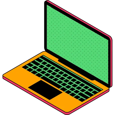 open laptop