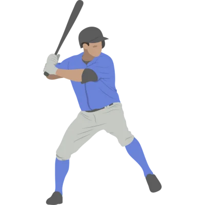 baseball player with bat