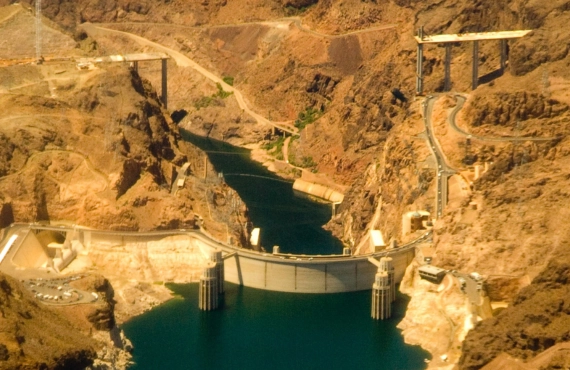 Panoramic Hoover Dam