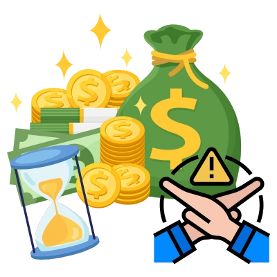 Money and Time Limits Icon