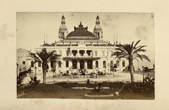 Casino Monte Carlo, Monaco, 1890s, 19th Century, Antique photograph