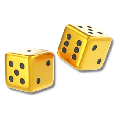 Golden Dice 3D