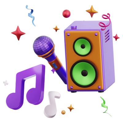 Music and Events 3D Icon