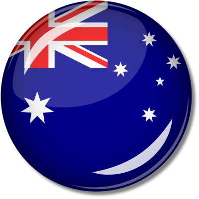 Round Australia Flag