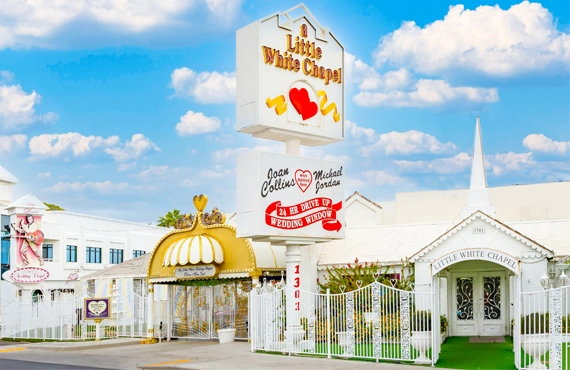 The Little White Wedding Chapel at Las Vegas