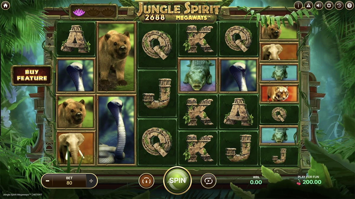 Jungle Spirit Megaways - NetEnt Screenshot