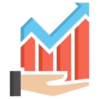 Hand Holding Upward Trending Graph