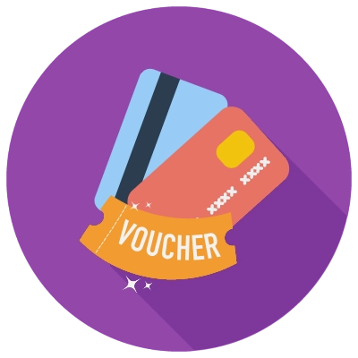 Prepaid Cards and Vouchers Icon